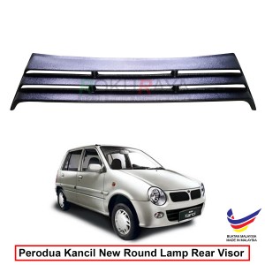 Perodua Kancil New Round Lamp OEM Plastic ABS Rear Windscreen Sun Shade Guard 3 Step Air Terjun